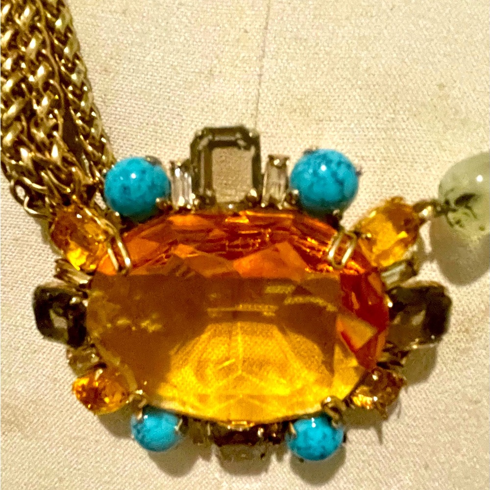 J.Crew statement necklace worn twice in gorgeous as new condition